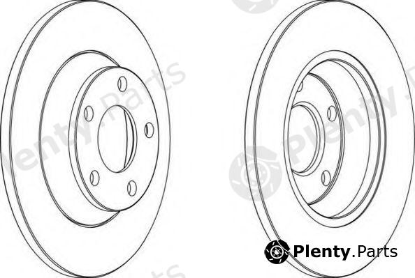  FERODO part DDF759 Brake Disc