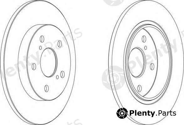  FERODO part DDF1645 Brake Disc