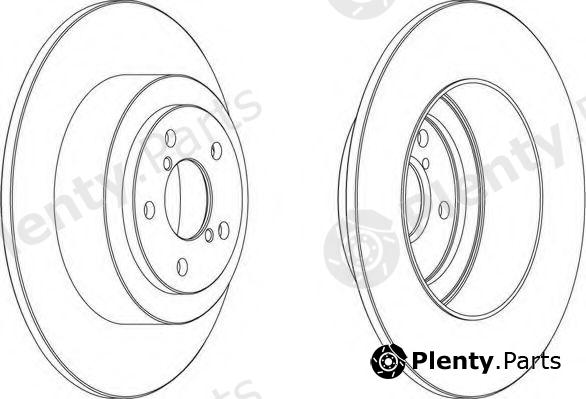 FERODO part DDF1647 Brake Disc