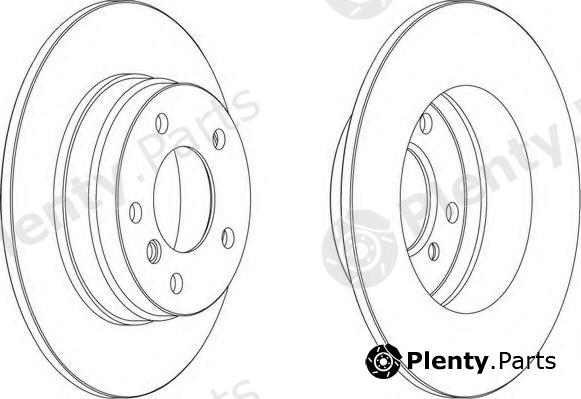  FERODO part DDF249 Brake Disc