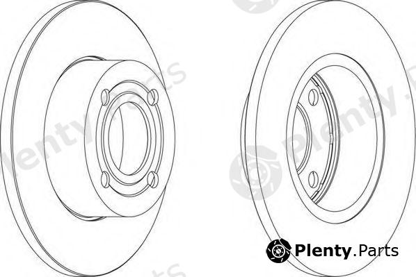  FERODO part DDF318 Brake Disc