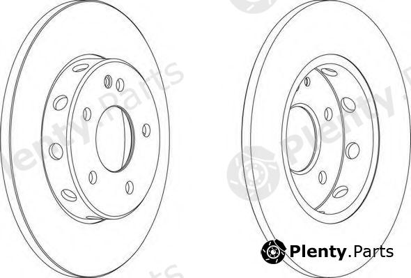  FERODO part DDF540 Brake Disc