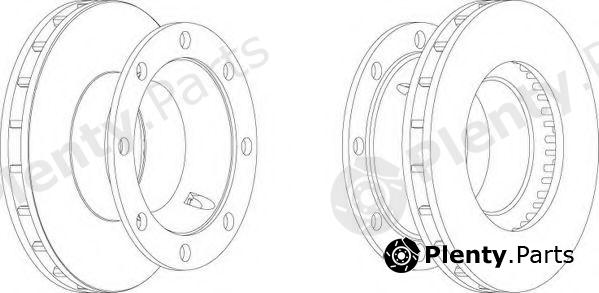  FERODO part FCR206A Brake Disc