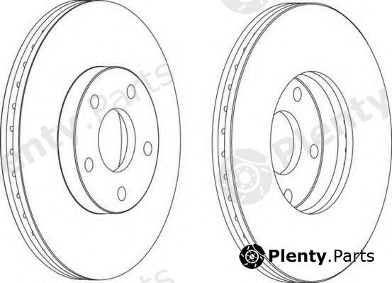  FERODO part DDF1172-1 (DDF11721) Brake Disc