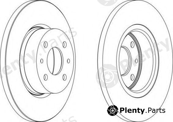  FERODO part DDF1291 Brake Disc