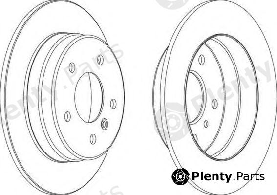  FERODO part DDF1362 Brake Disc