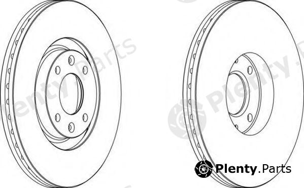  FERODO part DDF1442 Brake Disc