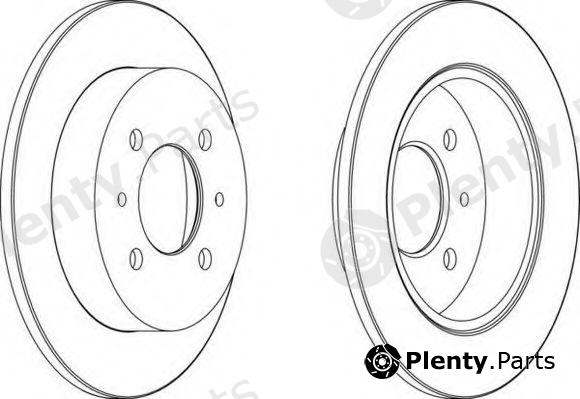 FERODO part DDF1613 Brake Disc