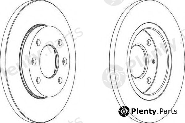 FERODO part DDF995C-1 (DDF995C1) Brake Disc