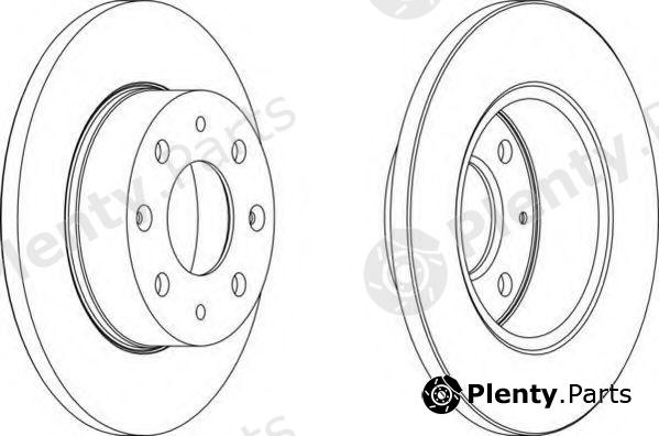  FERODO part DDF1121 Brake Disc