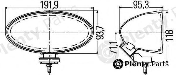  HELLA part 1NB007892-041 (1NB007892041) Fog Light