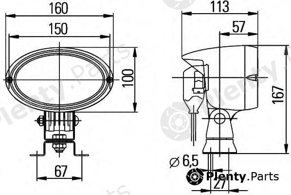  HELLA part 1GA996161-391 (1GA996161391) Worklight