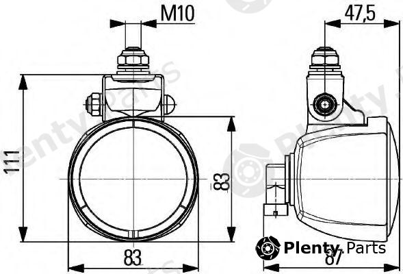  HELLA part 1G0996176-131 (1G0996176131) Worklight