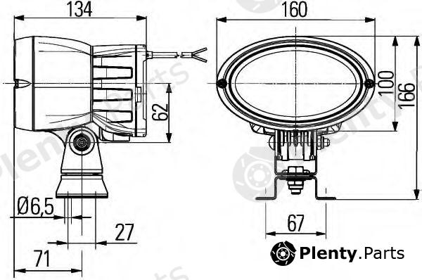  HELLA part 1GA996461-311 (1GA996461311) Worklight