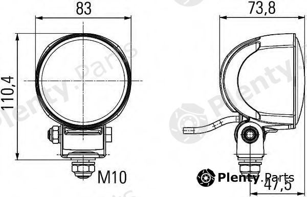  HELLA part 1G0996176-721 (1G0996176721) Worklight