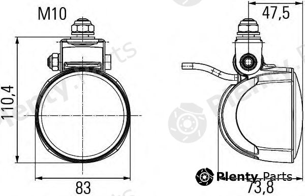 HELLA part 1G0996176-741 (1G0996176741) Worklight