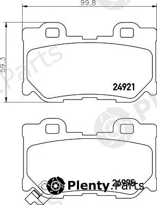  MINTEX part MDB3110 Brake Pad Set, disc brake