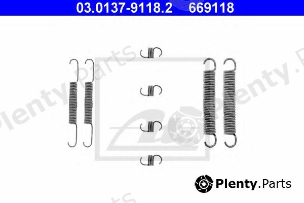  ATE part 03.0137-9118.2 (03013791182) Accessory Kit, brake shoes