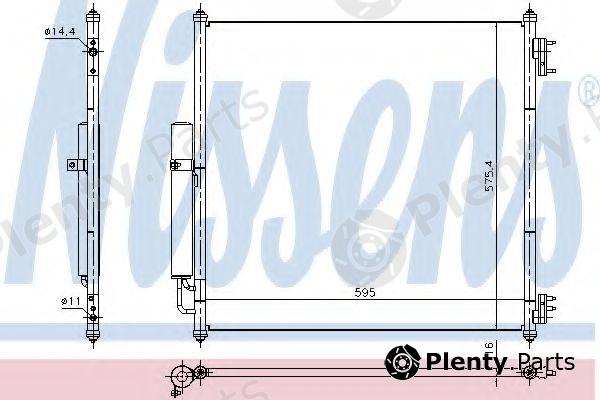  NISSENS part 940408 Condenser, air conditioning