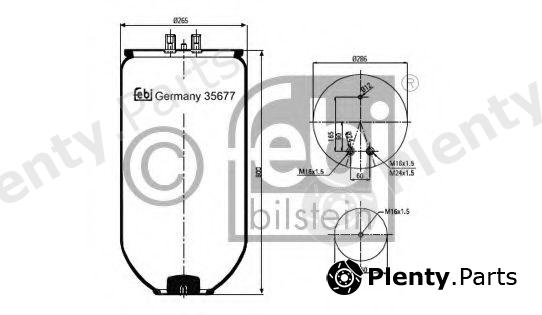  FEBI BILSTEIN part 35677 Boot, air suspension