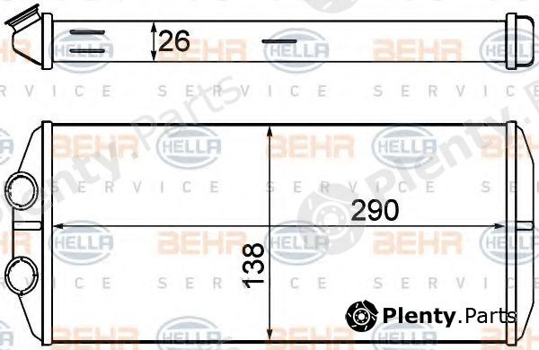  BEHR part 8FH351000-631 (8FH351000631) Heat Exchanger, interior heating