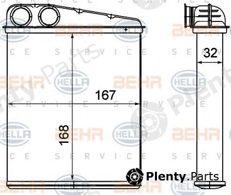  BEHR part 8FH351000-641 (8FH351000641) Heat Exchanger, interior heating