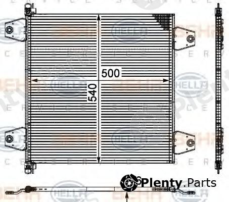  BEHR part 8FC351029-091 (8FC351029091) Condenser, air conditioning