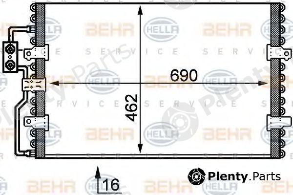  BEHR part 8FC351035-421 (8FC351035421) Condenser, air conditioning