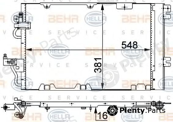  BEHR part 8FC351301-741 (8FC351301741) Condenser, air conditioning