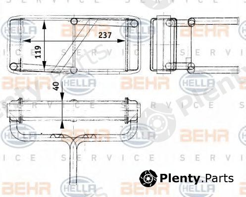  BEHR part 8FH351312-681 (8FH351312681) Heat Exchanger, interior heating