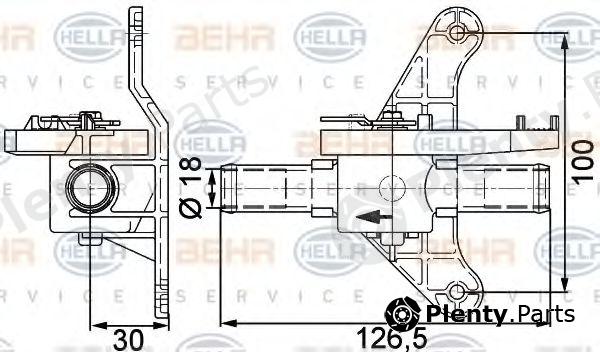  BEHR part 9XL351328-041 (9XL351328041) Control Valve, coolant