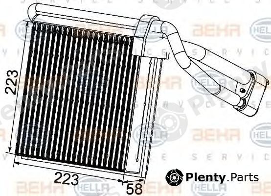  BEHR part 8FV351330-741 (8FV351330741) Evaporator, air conditioning