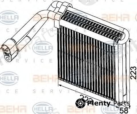  BEHR part 8FV351330-741 (8FV351330741) Evaporator, air conditioning