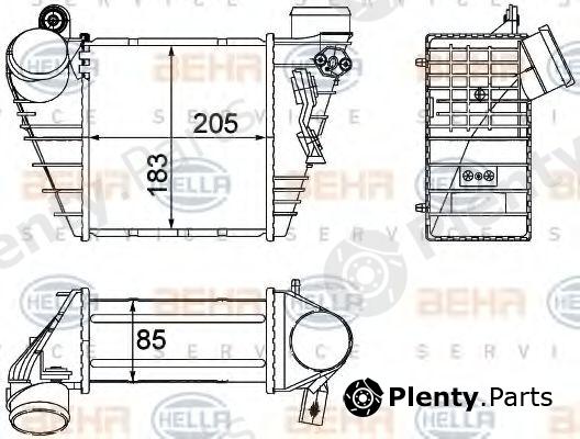  BEHR part 8ML376700-704 (8ML376700704) Intercooler, charger