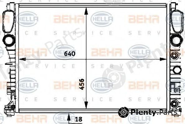  BEHR part 8MK376718-014 (8MK376718014) Radiator, engine cooling