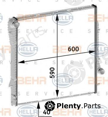  BEHR part 8MK376719-044 (8MK376719044) Radiator, engine cooling