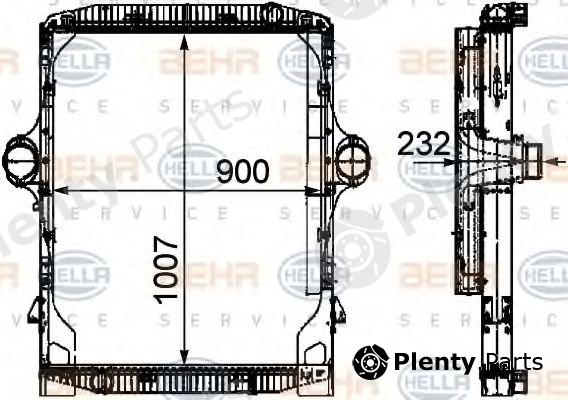  BEHR part 8MK376722-161 (8MK376722161) Cooler Module