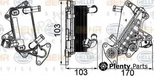  BEHR part 8MO376725-311 (8MO376725311) Oil Cooler, automatic transmission