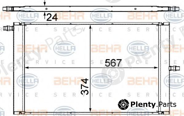  BEHR part 8MK376727-511 (8MK376727511) Low Temperature Cooler, intercooler