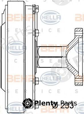  BEHR part 8MV376728-761 (8MV376728761) Clutch, radiator fan