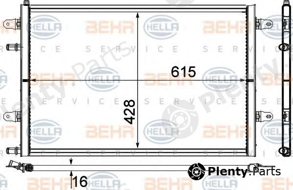  BEHR part 8MK376737-111 (8MK376737111) Low Temperature Cooler, intercooler