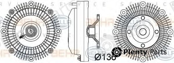  BEHR part 8MV376757-381 (8MV376757381) Clutch, radiator fan