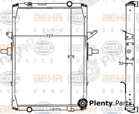  BEHR part 8MK376758-071 (8MK376758071) Radiator, engine cooling