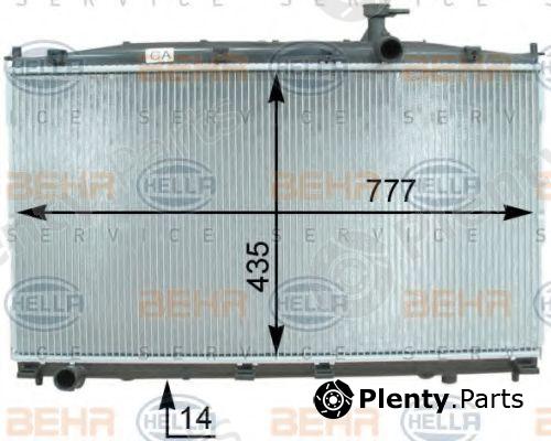  BEHR part 8MK376763-421 (8MK376763421) Radiator, engine cooling