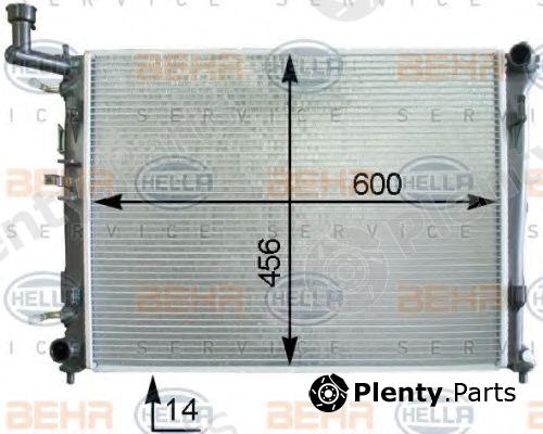  BEHR part 8MK376763-711 (8MK376763711) Radiator, engine cooling