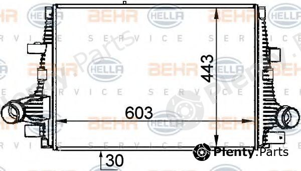  BEHR part 8ML376765-061 (8ML376765061) Intercooler, charger