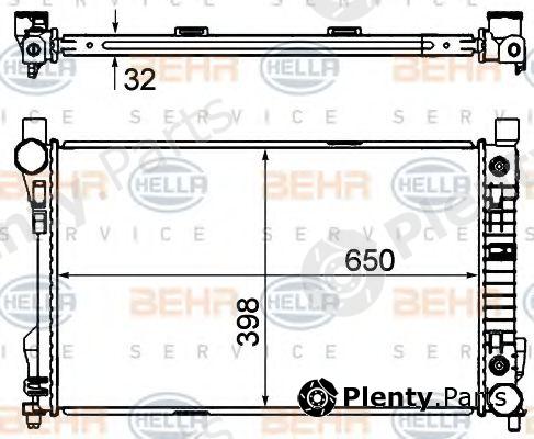  BEHR part 8MK376769-771 (8MK376769771) Radiator, engine cooling