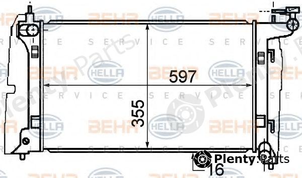  BEHR part 8MK376773-641 (8MK376773641) Radiator, engine cooling