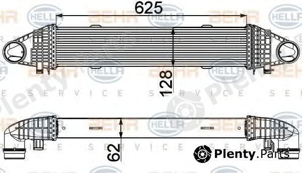  BEHR part 8ML376777091 Intercooler, charger