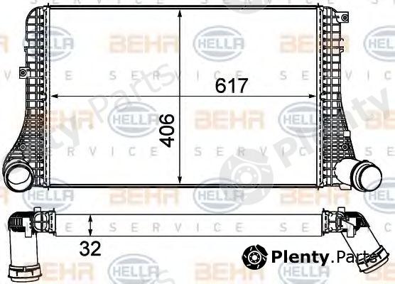  BEHR part 8ML376787-621 (8ML376787621) Intercooler, charger